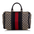 Gucci GG Canvas Web Boston (SHG-36790)