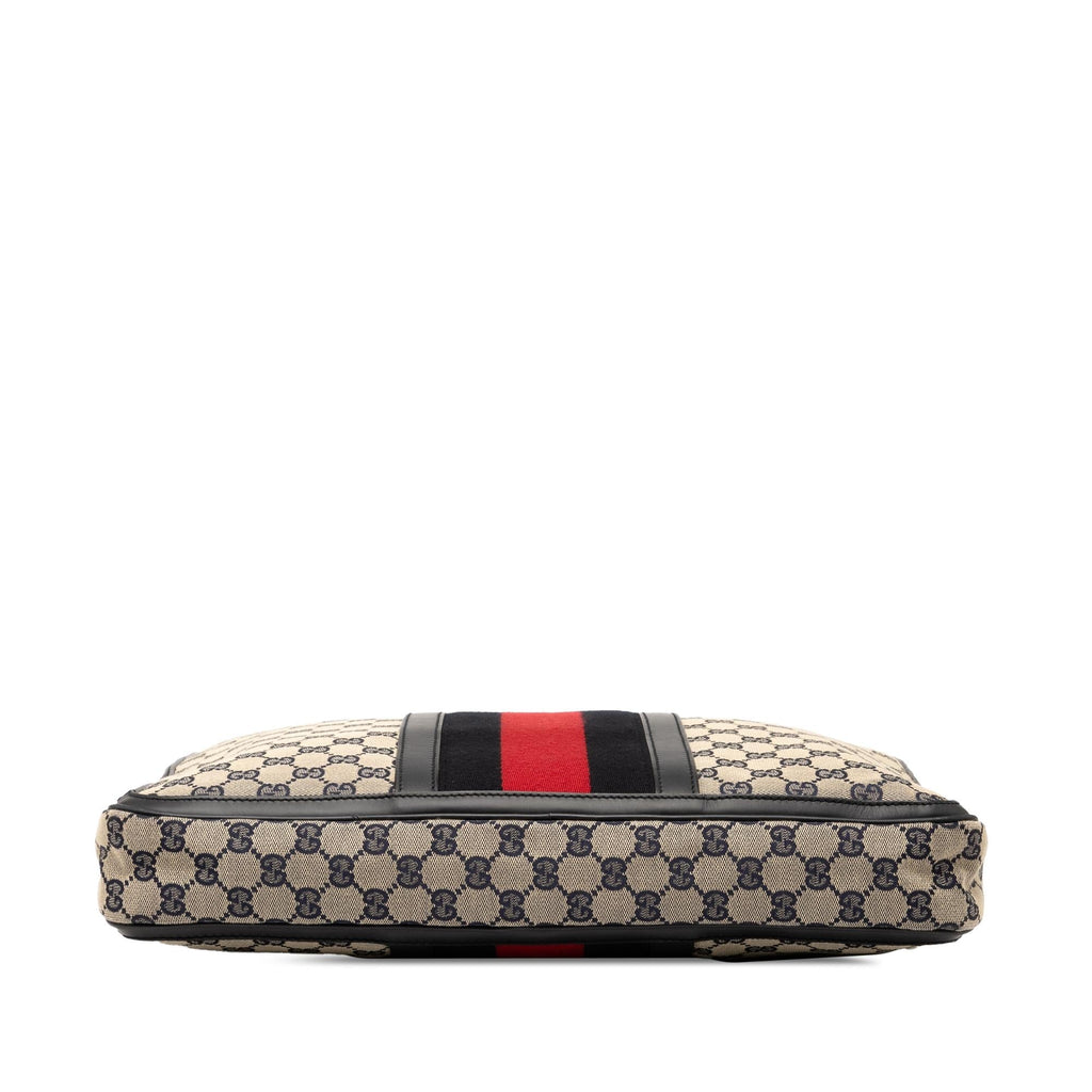 Gucci GG Canvas Web Briefcase