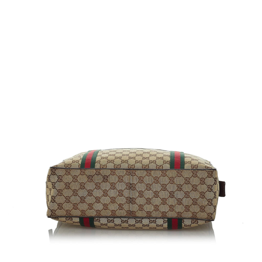 Gucci Gucci Canvas Web Business Bag (SHG-33948)