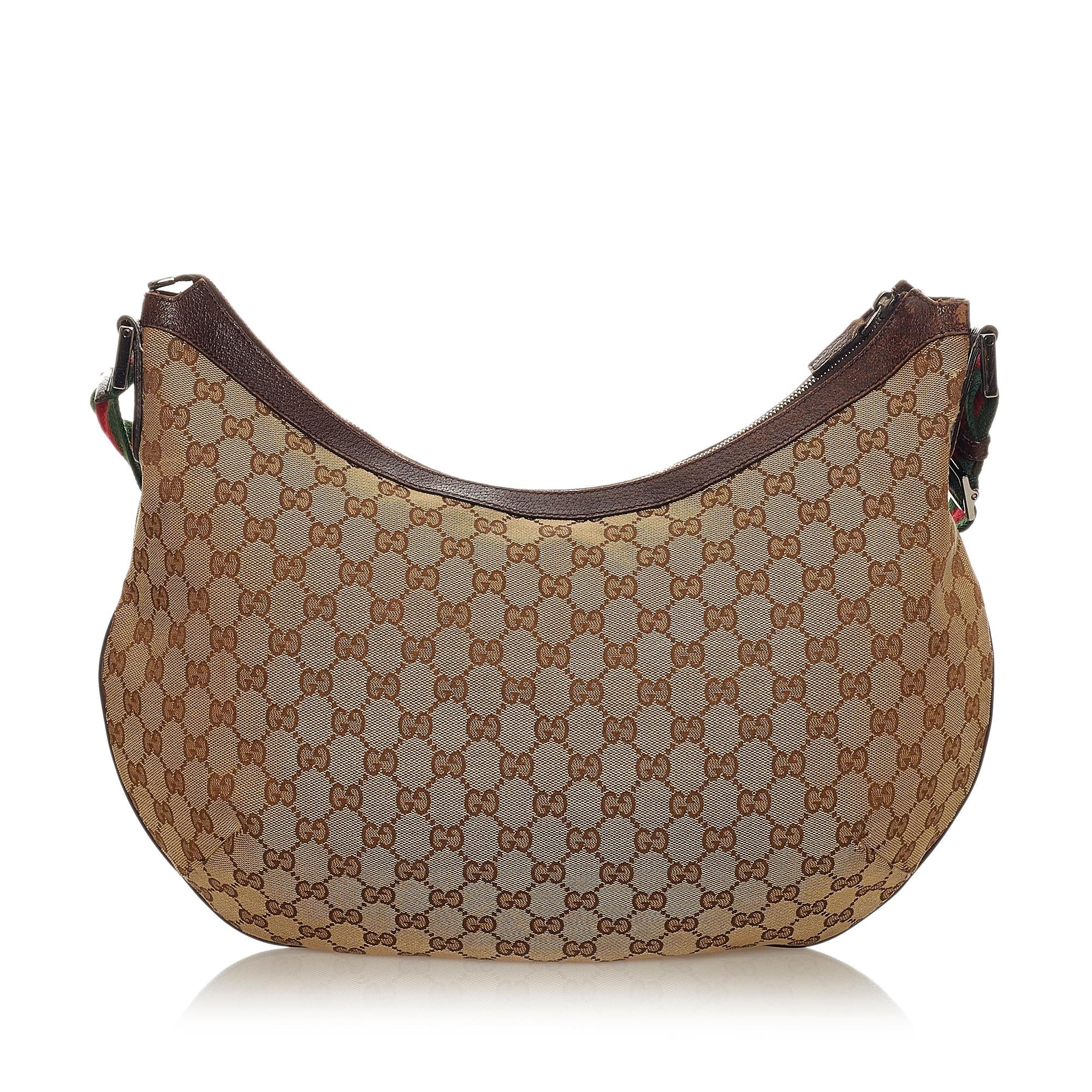 Gucci Gucci Canvas Web Crossbody Bag (SHG-27205)