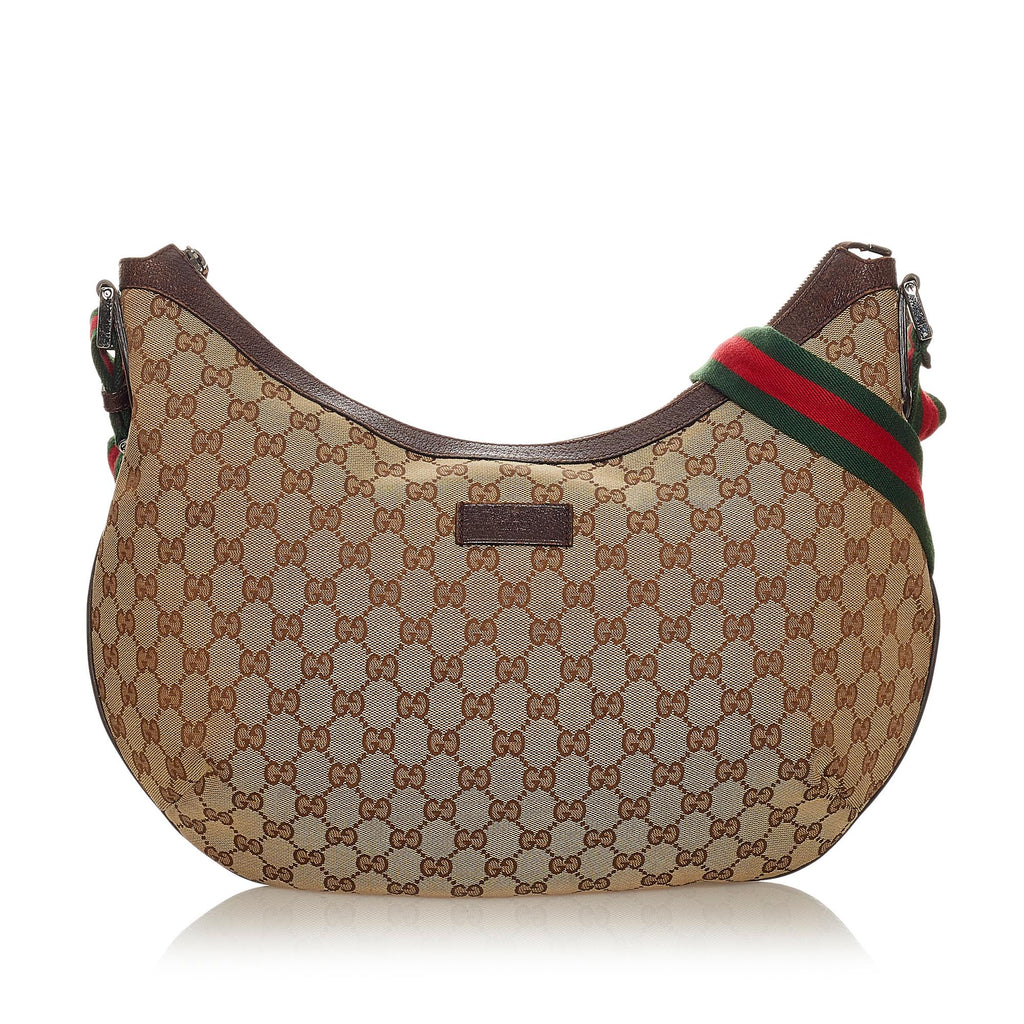 Gucci Gucci Canvas Web Crossbody Bag (SHG-27205)