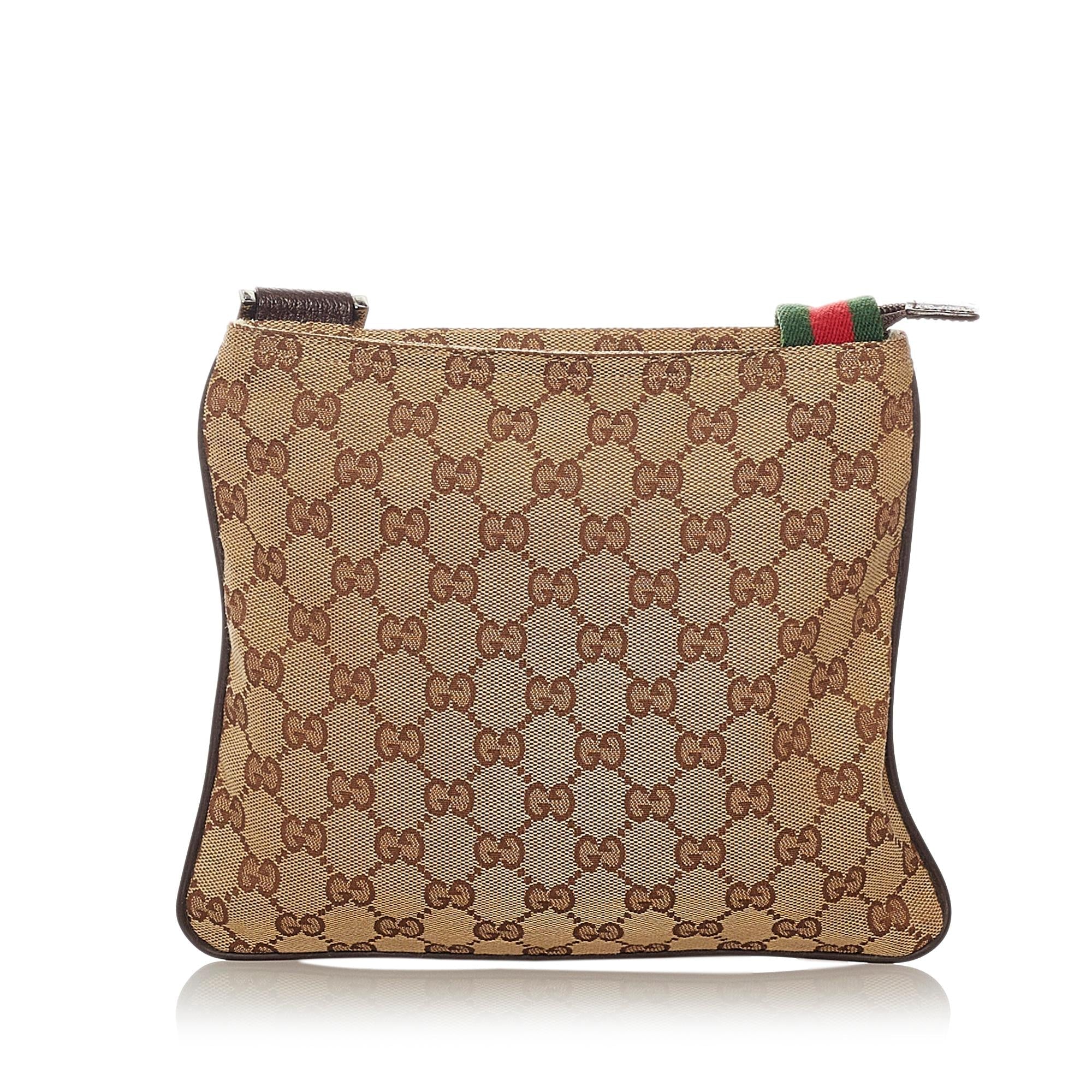Gucci Gucci Canvas Web Crossbody Bag (SHG-27575)