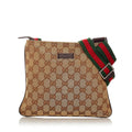 Gucci Gucci Canvas Web Crossbody Bag (SHG-27575)