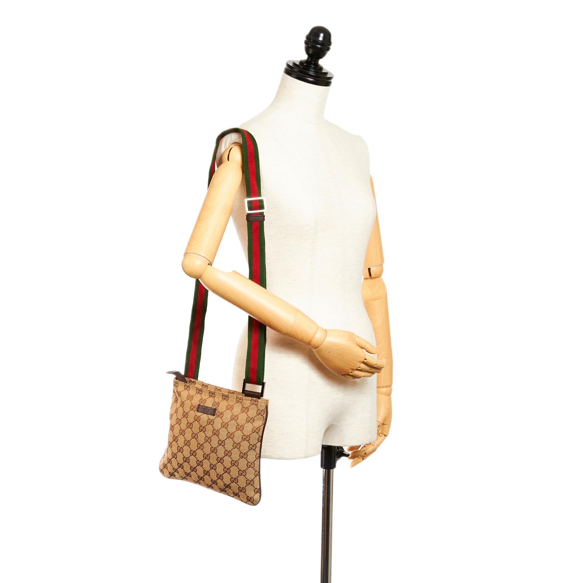 Gucci Gucci Canvas Web Crossbody Bag (SHG-27575)
