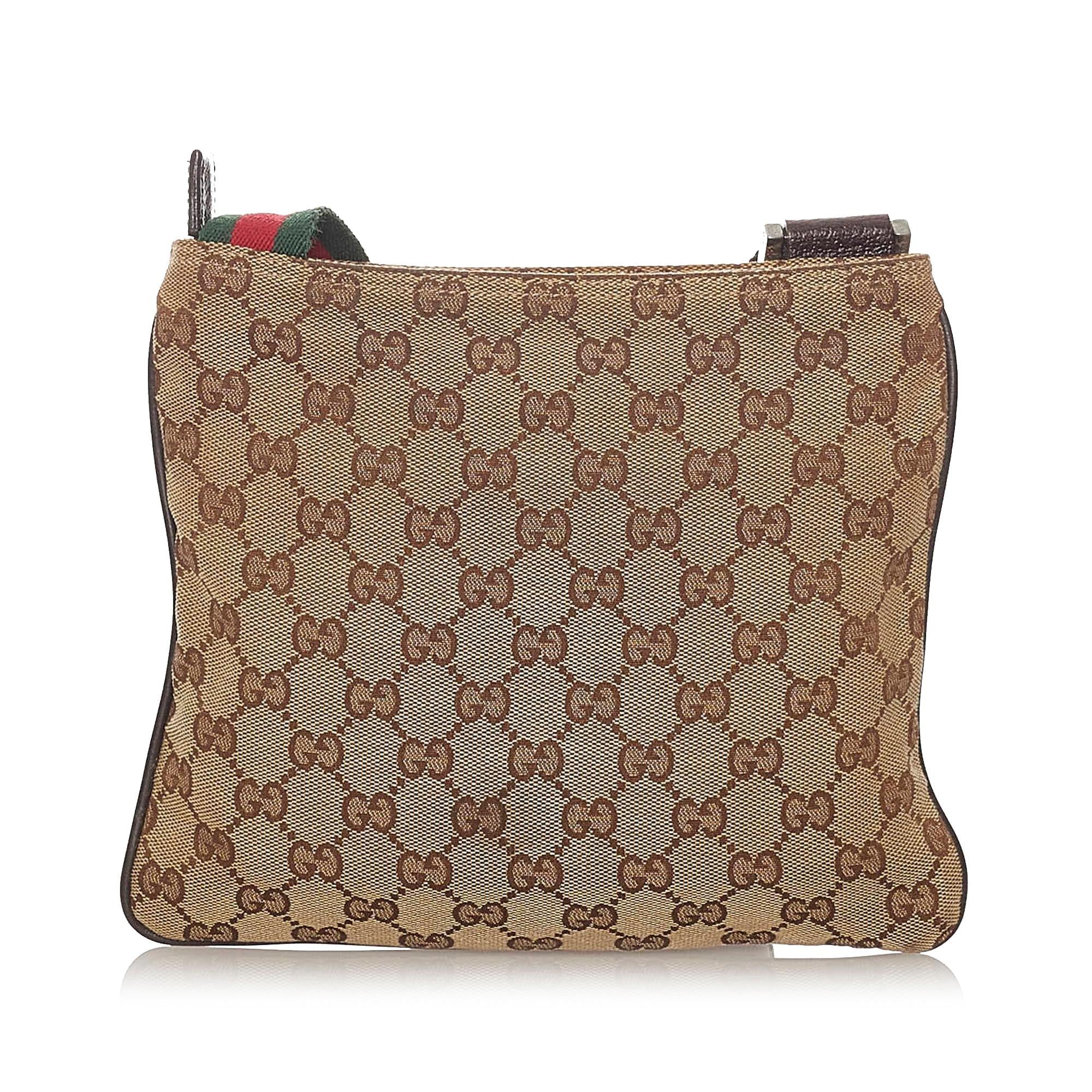 Gucci Gucci Canvas Web Crossbody Bag (SHG-27859)