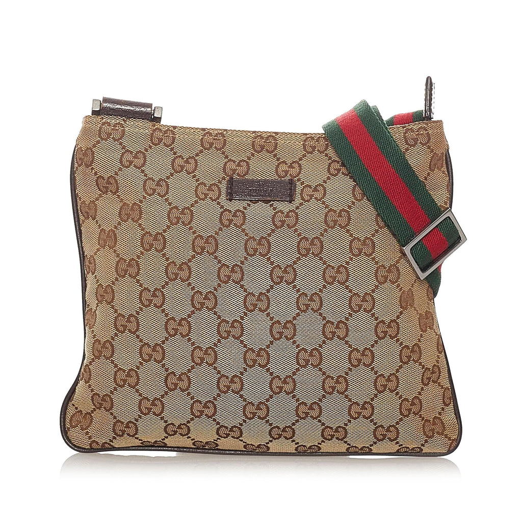 Gucci Gucci Canvas Web Crossbody Bag (SHG-27859)