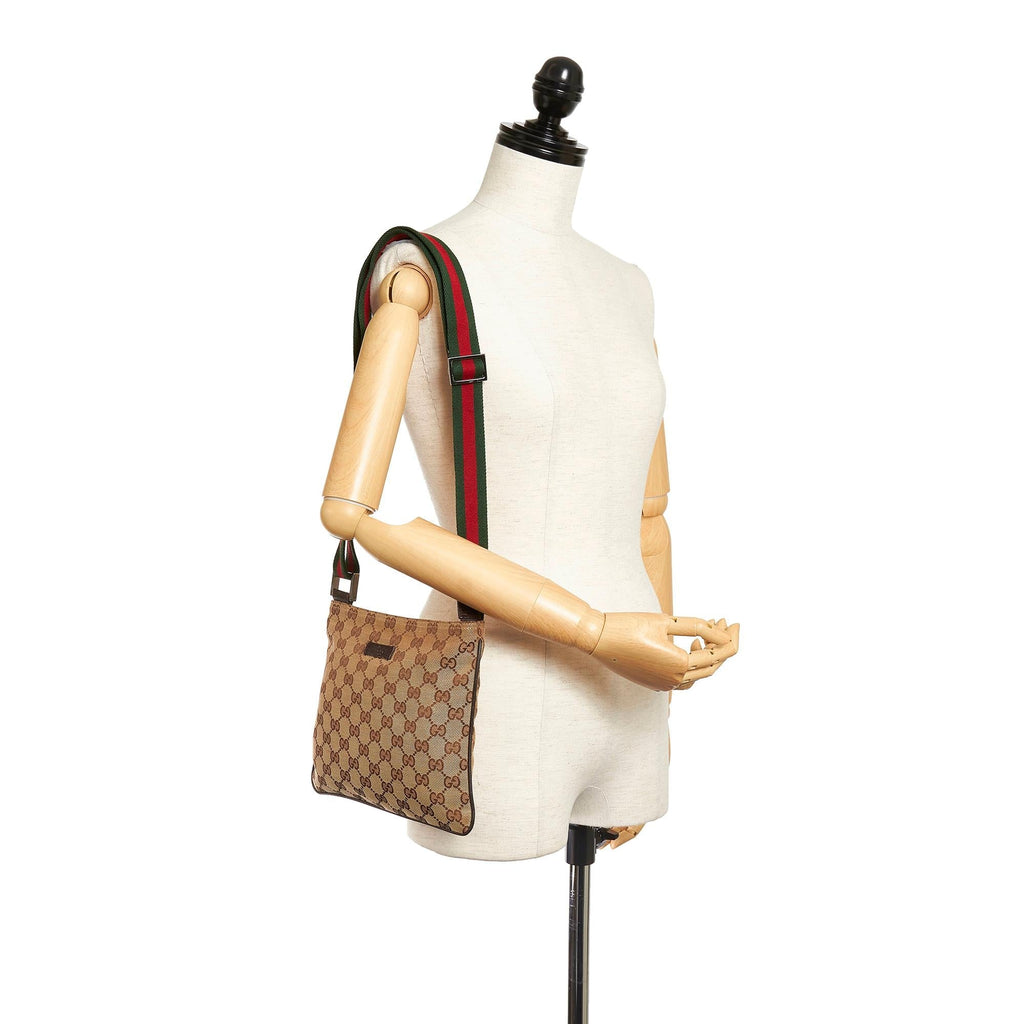 Gucci Gucci Canvas Web Crossbody Bag (SHG-27859)