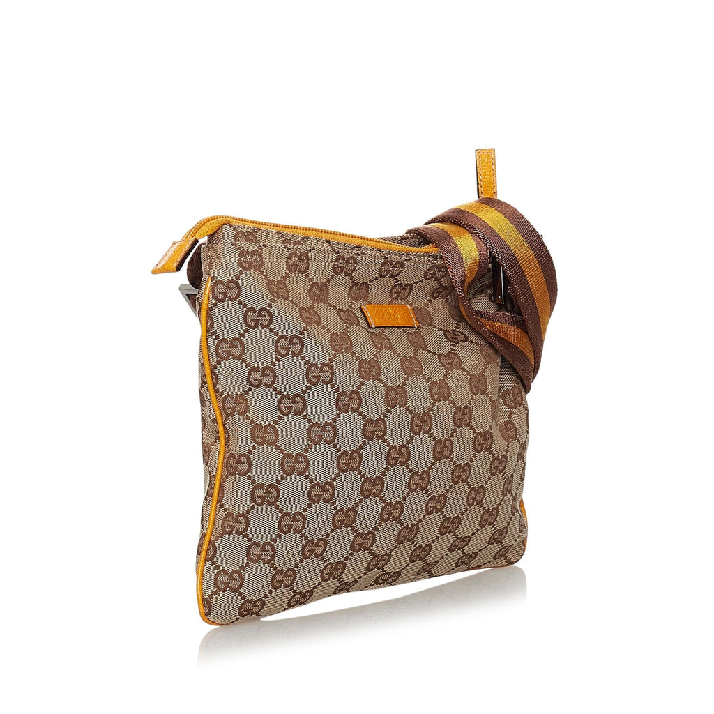 Gucci Gucci Canvas Web Crossbody Bag (SHG-30269)