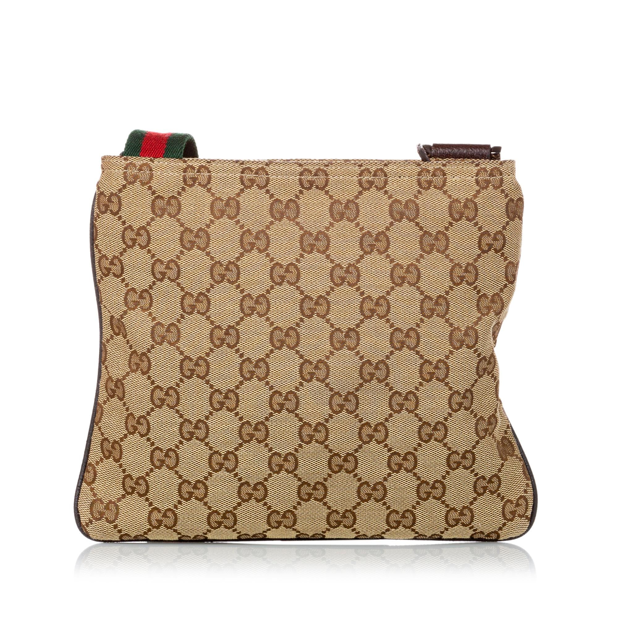 Gucci Gucci Canvas Web Crossbody Bag (SHG-30989)