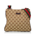 Gucci Gucci Canvas Web Crossbody Bag (SHG-30989)