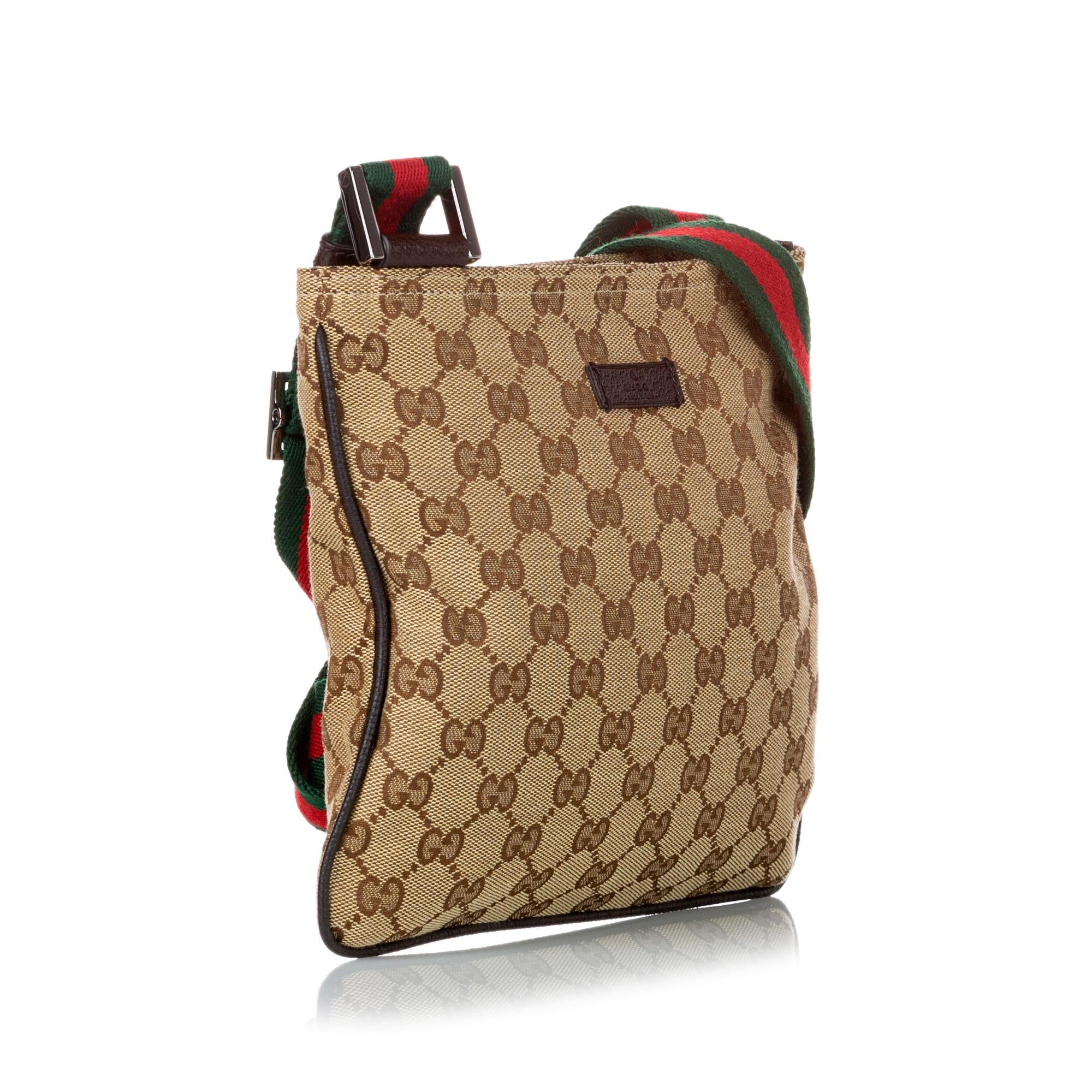 Gucci Gucci Canvas Web Crossbody Bag (SHG-30989)