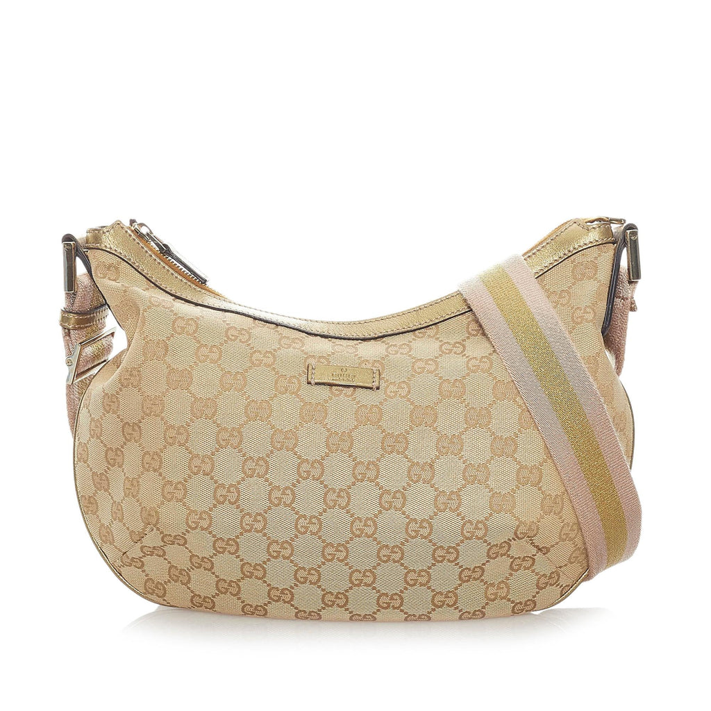 Gucci Gucci Canvas Web Crossbody Bag (SHG-32086)