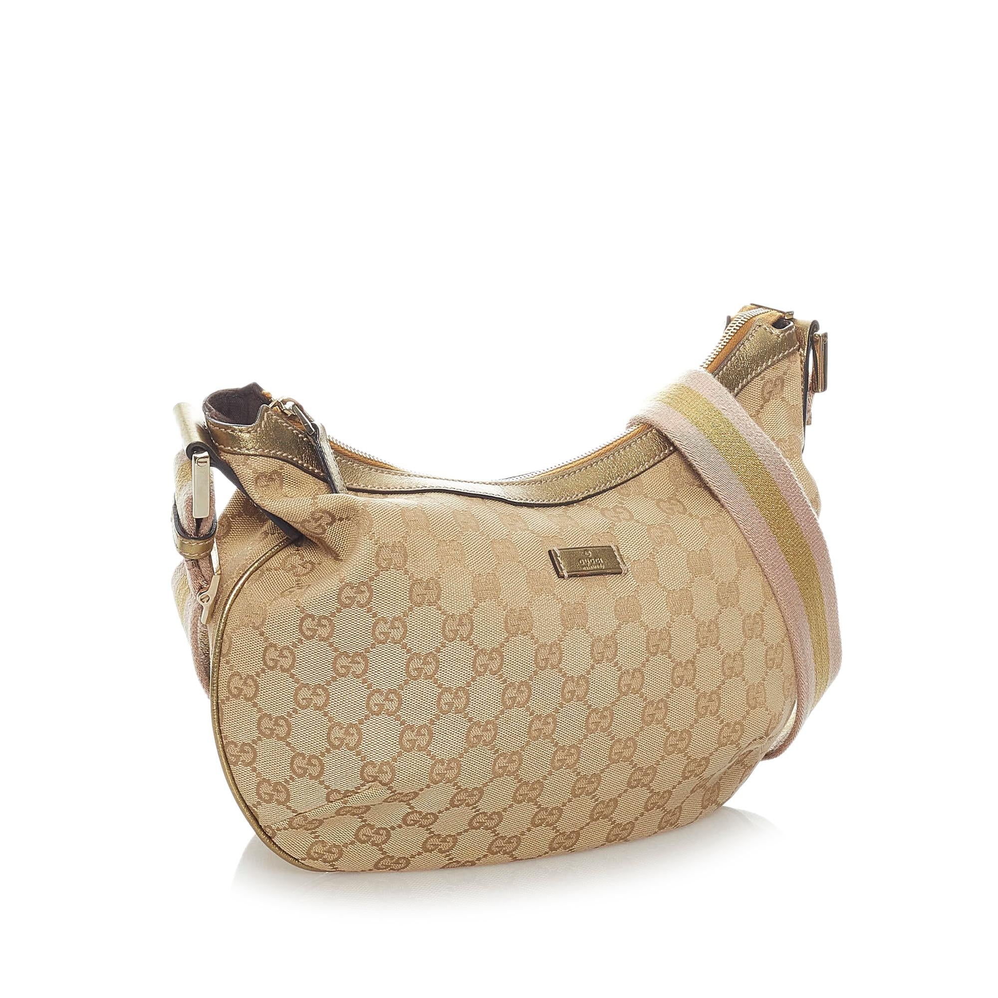 Gucci Gucci Canvas Web Crossbody Bag (SHG-32086)