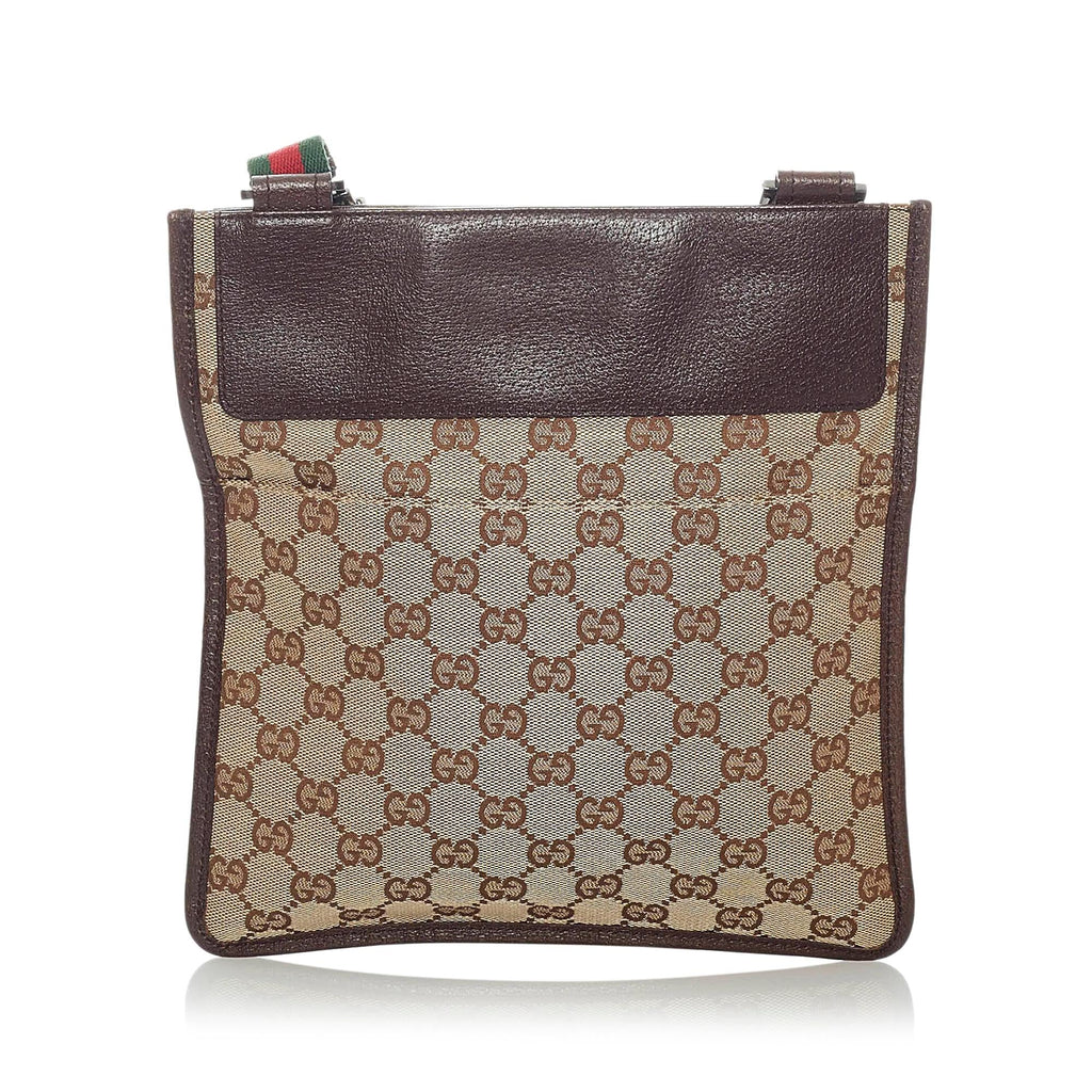 Gucci Gucci Canvas Web Crossbody Bag (SHG-32732)