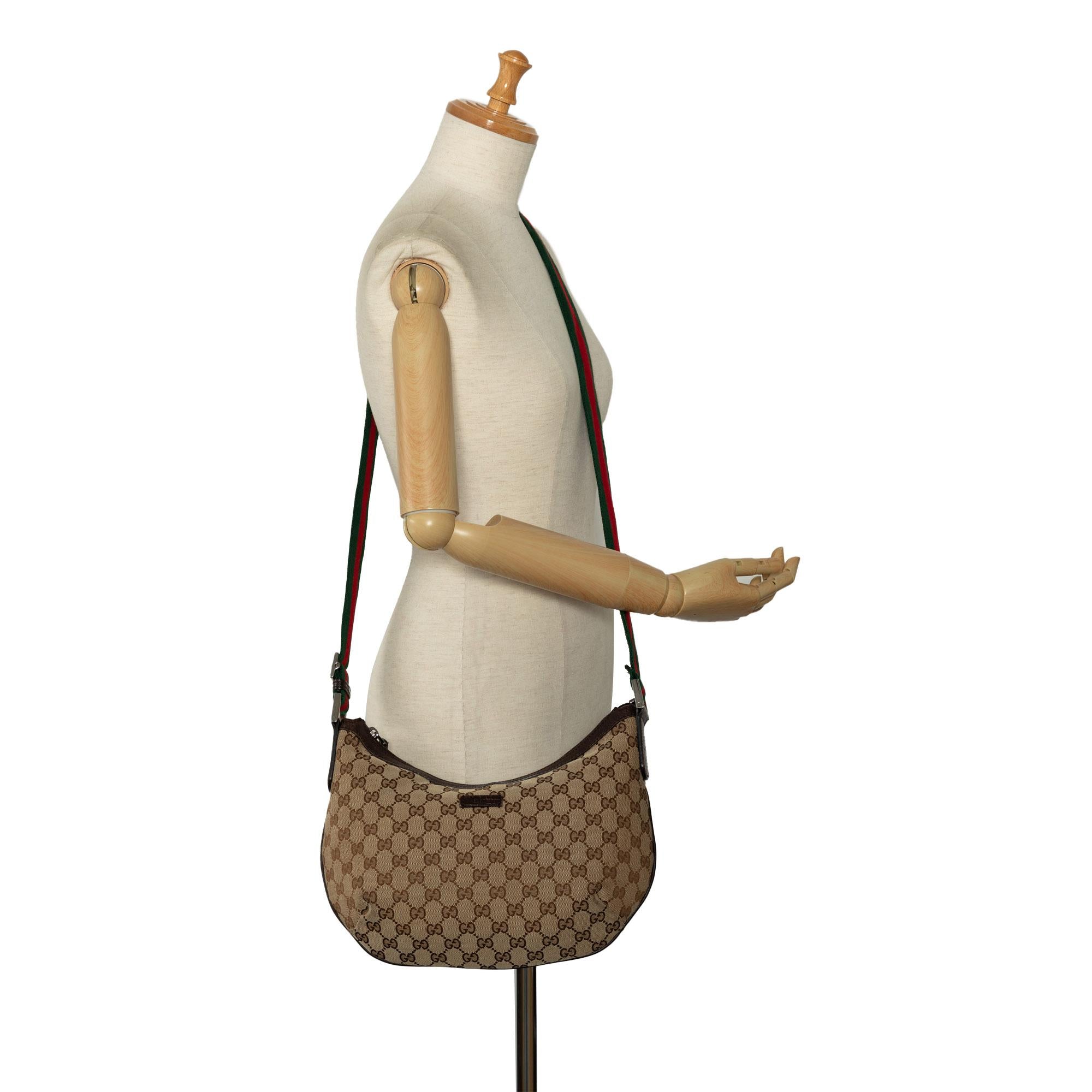 Gucci GG Canvas Web Crossbody (SHG-bpNgYQ)
