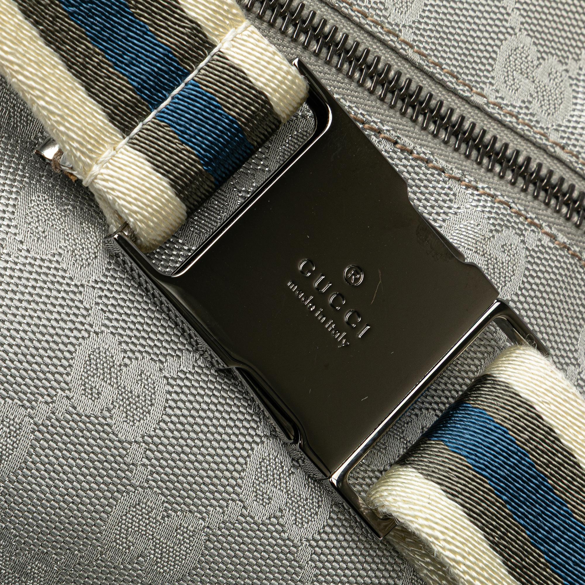 Gucci GG Canvas Web Double Pocket Belt Bag