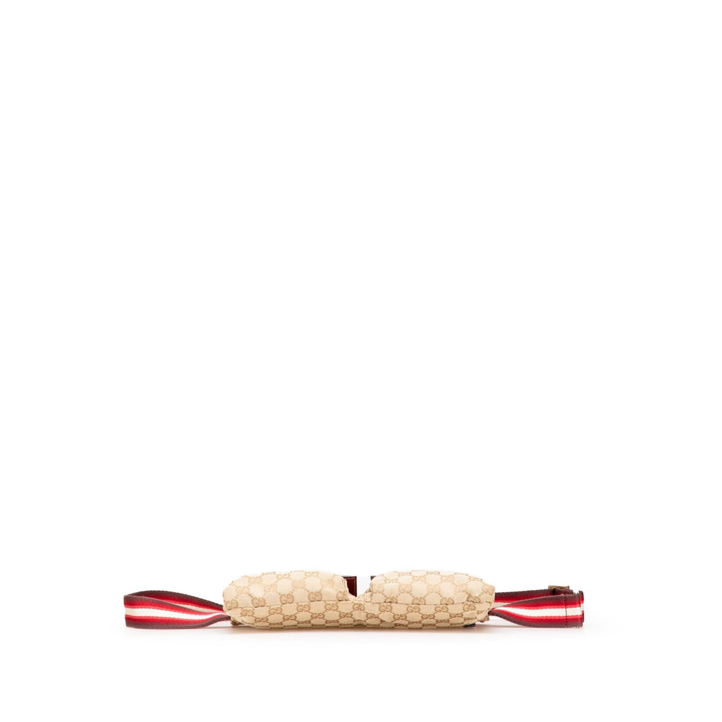 Gucci GG Canvas Web Double Pocket Belt Bag