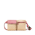 Gucci GG Canvas Web Double Pocket Belt Bag