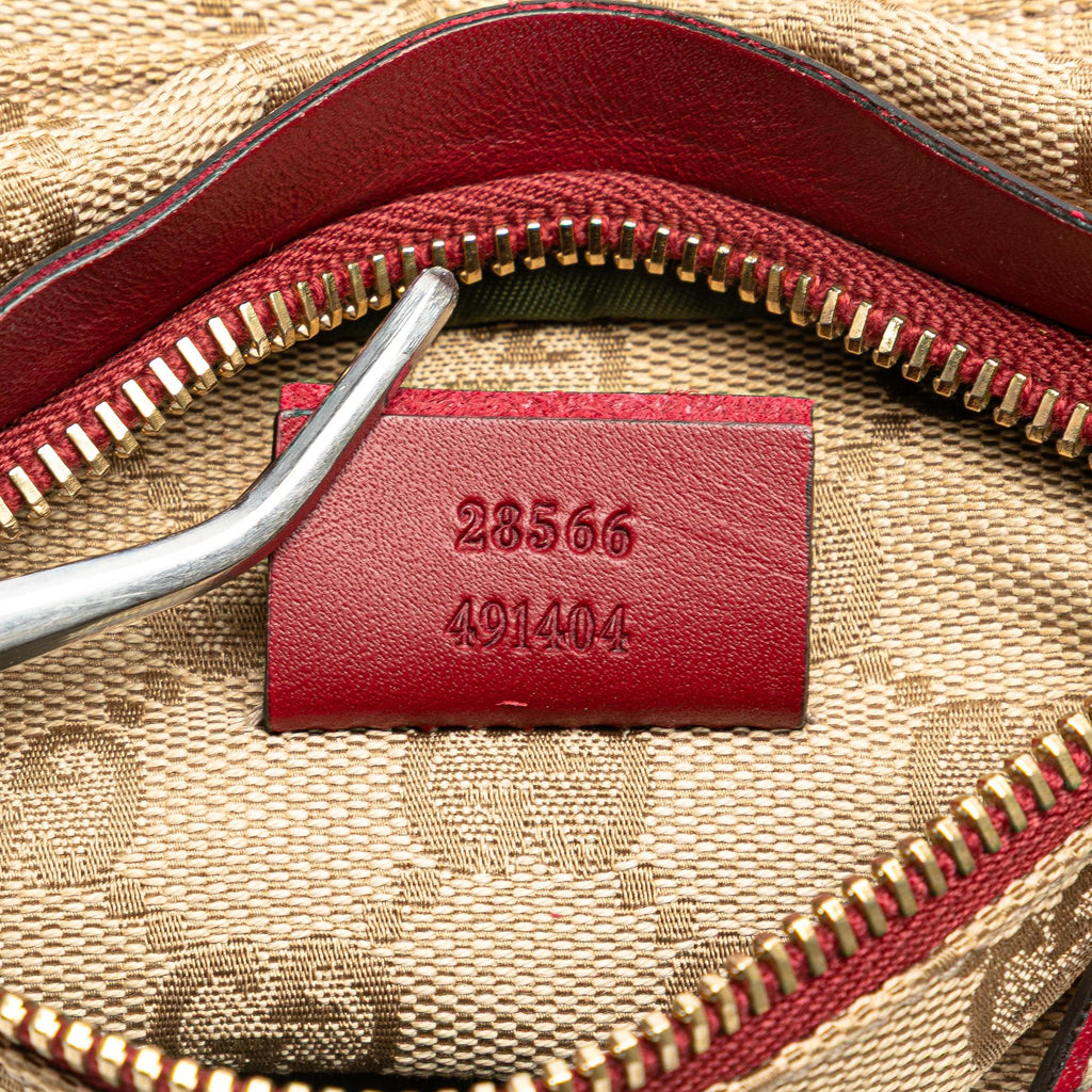 Gucci GG Canvas Web Double Pocket Belt Bag
