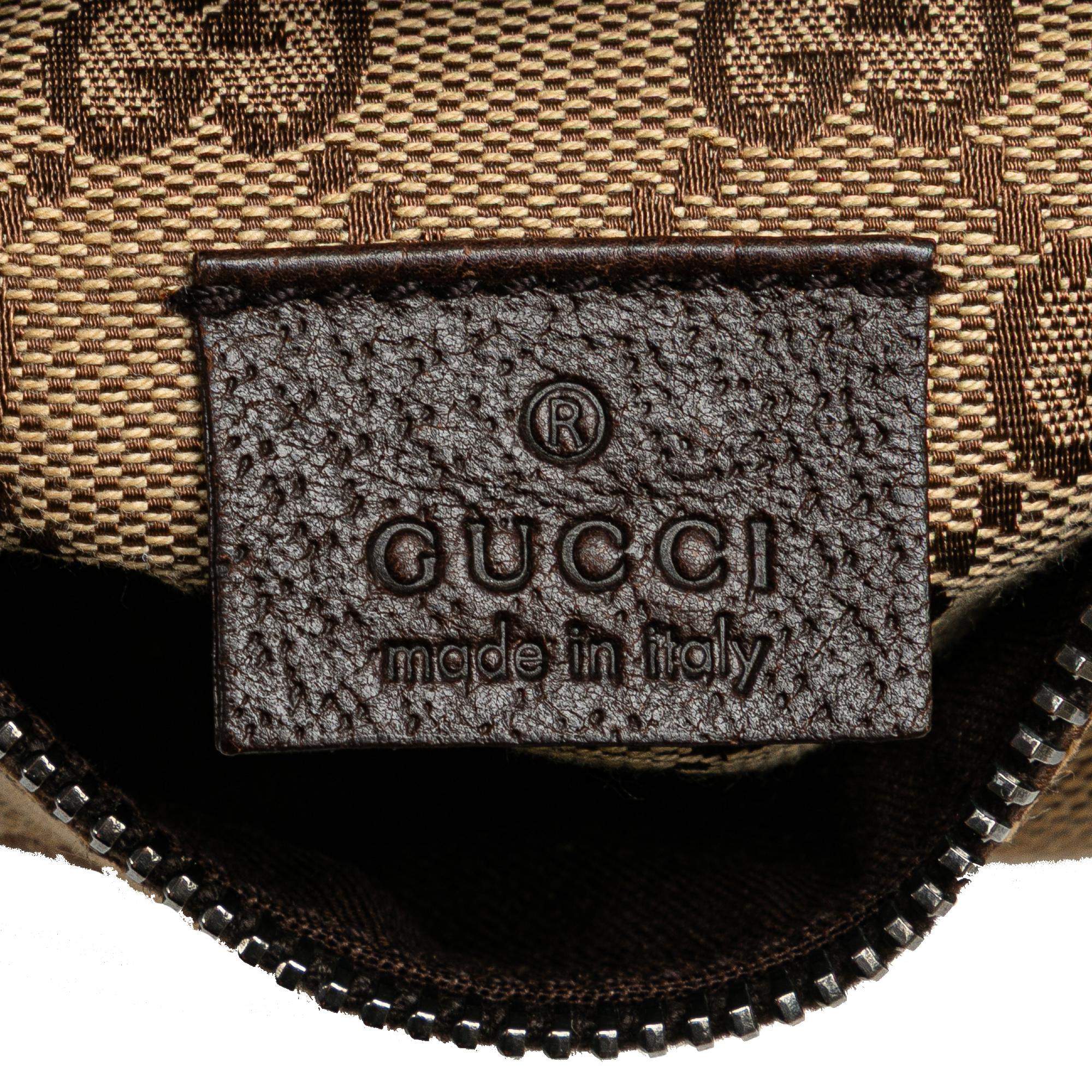 Gucci GG Canvas Web Double Pocket Belt Bag