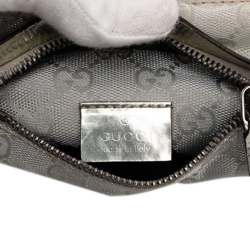 Gucci GG Canvas Web Double Pocket Belt Bag