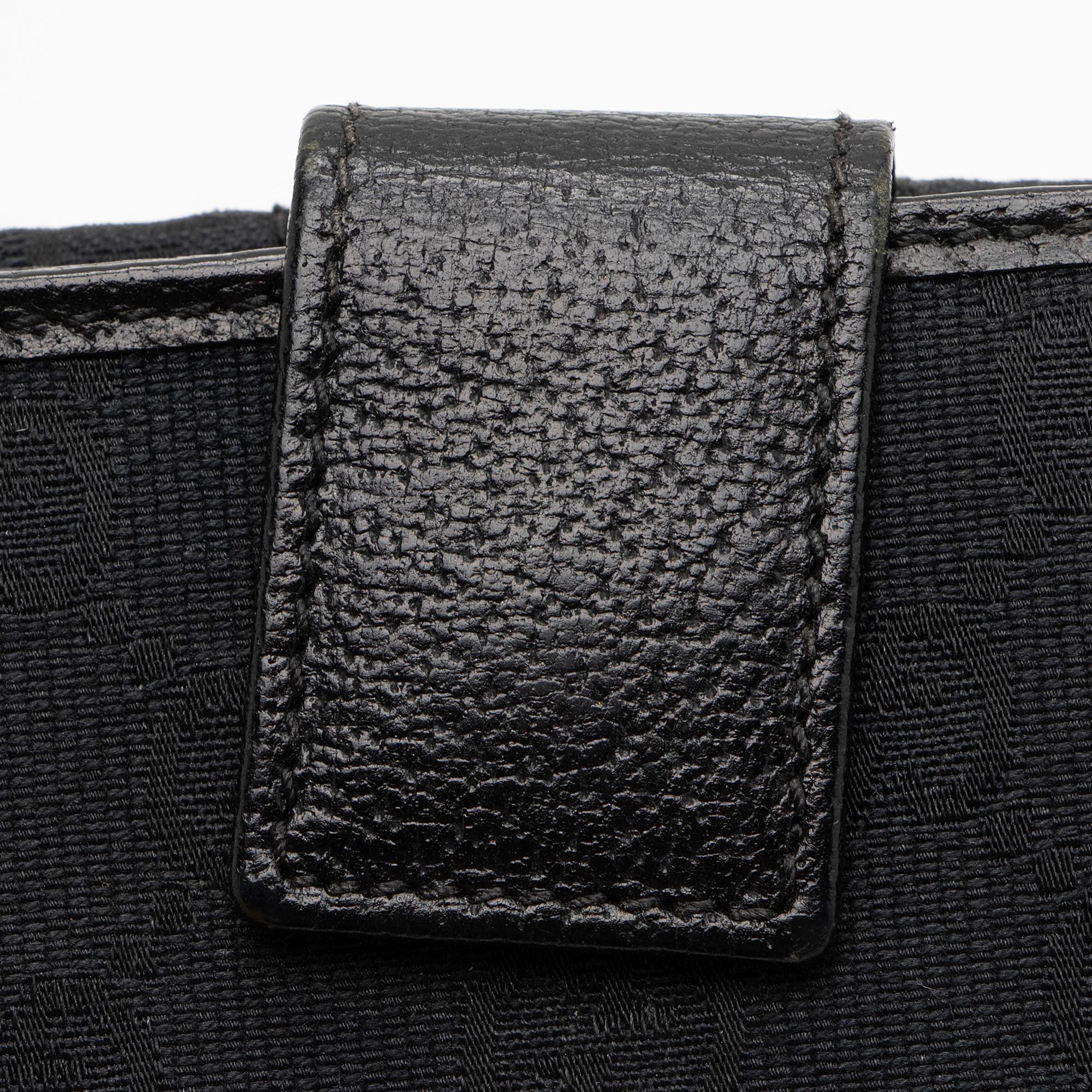 Gucci GG Canvas Web French Wallet (SHF-23107)