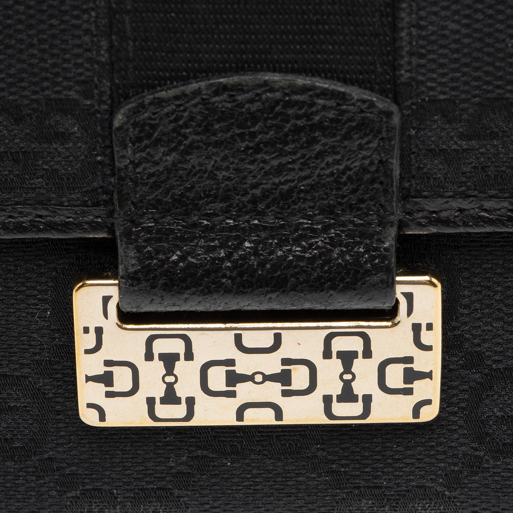 Gucci GG Canvas Web French Wallet (SHF-23107)
