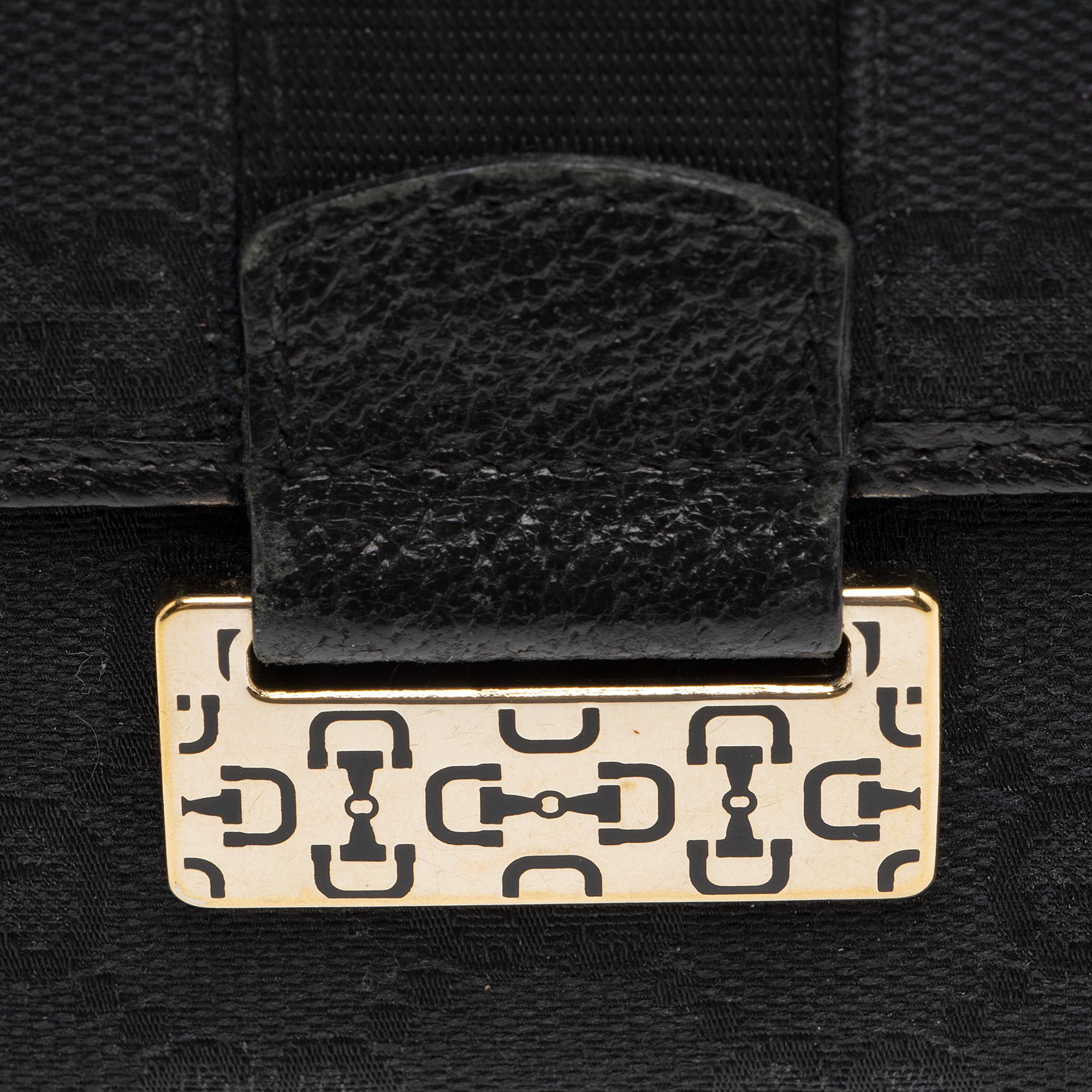 Gucci GG Canvas Web French Wallet (SHF-23107)