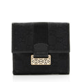 Gucci GG Canvas Web French Wallet (SHF-23107)
