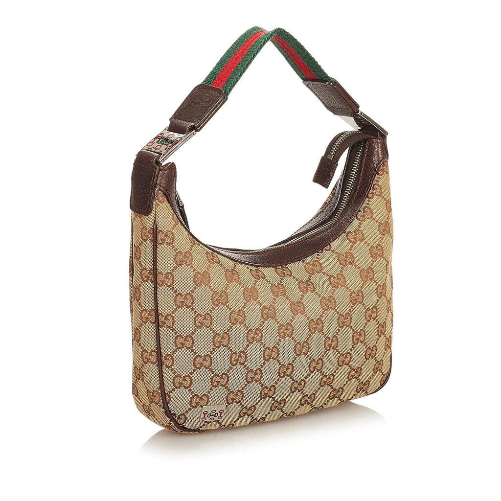 Gucci Gucci Canvas Web Handbag (SHG-26652)