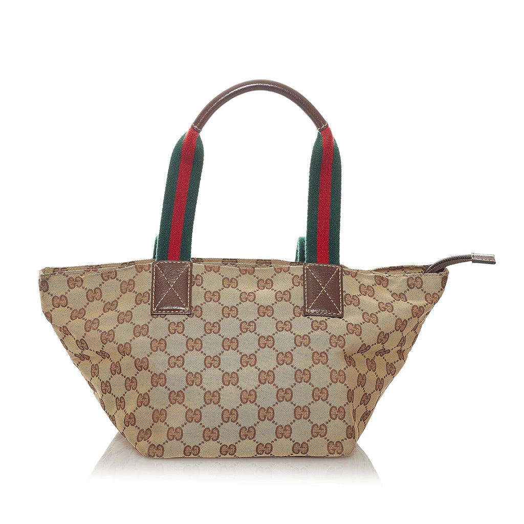 Gucci Gucci Canvas Web Handbag (SHG-27475)