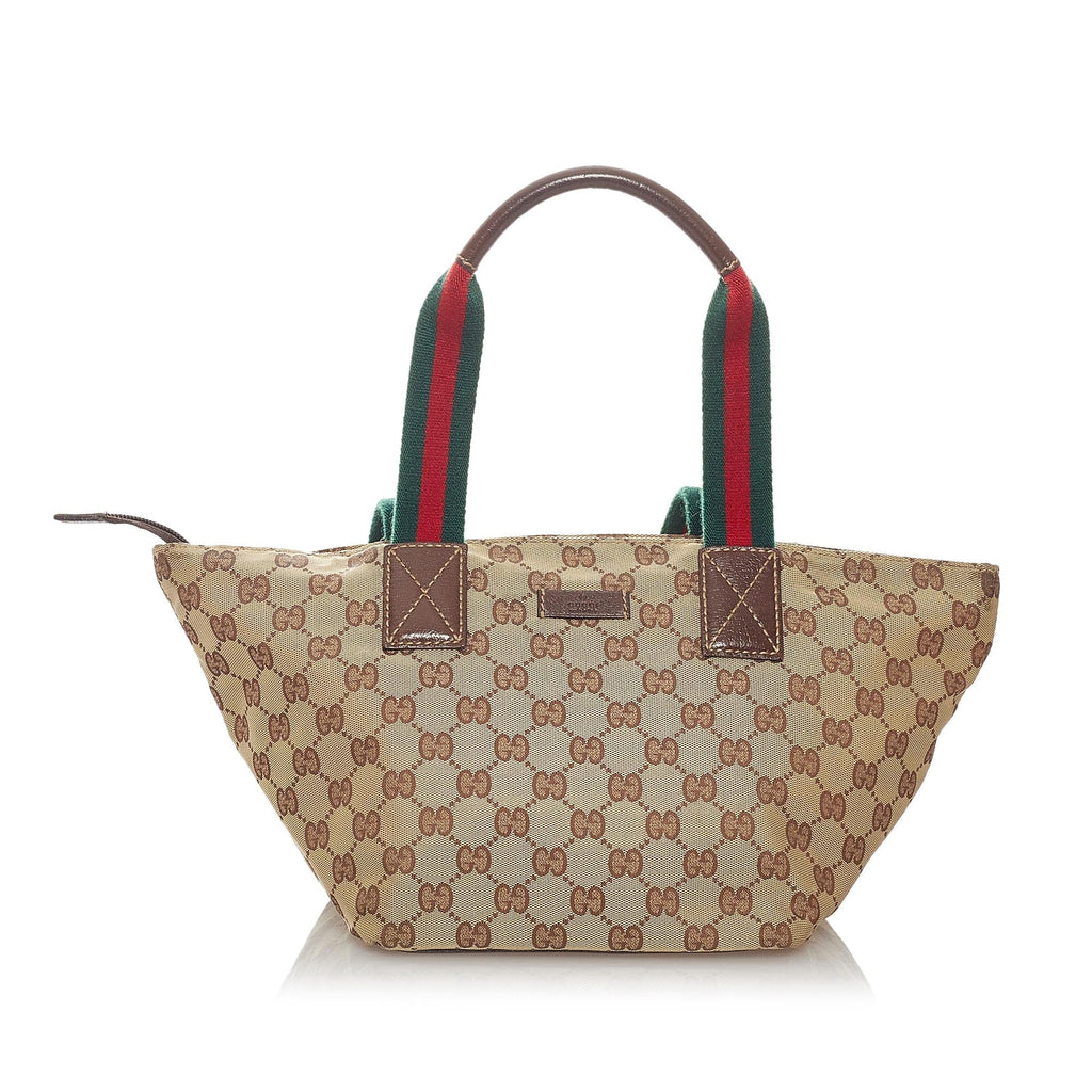 Gucci Gucci Canvas Web Handbag (SHG-27475)
