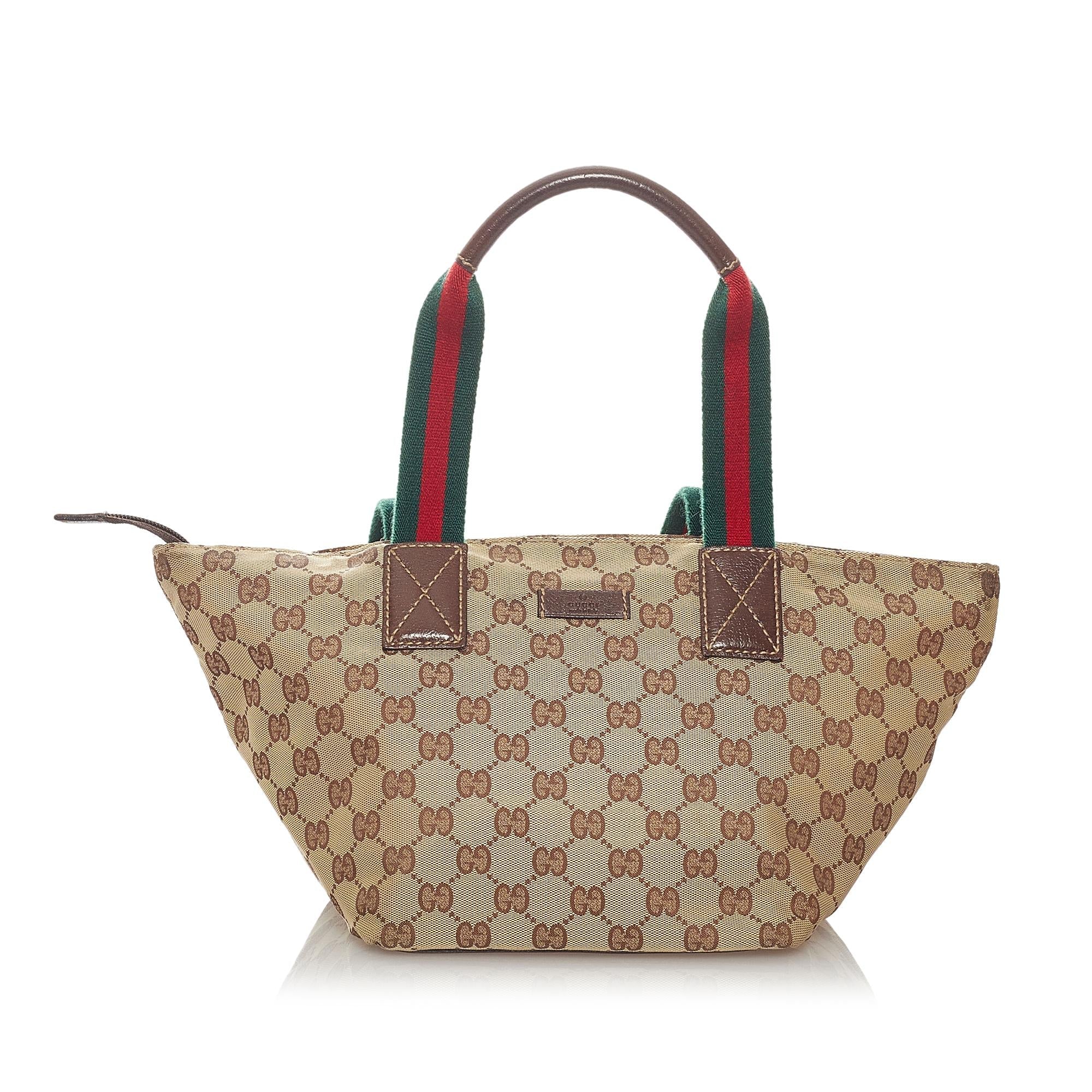 Gucci Gucci Canvas Web Handbag (SHG-27475)