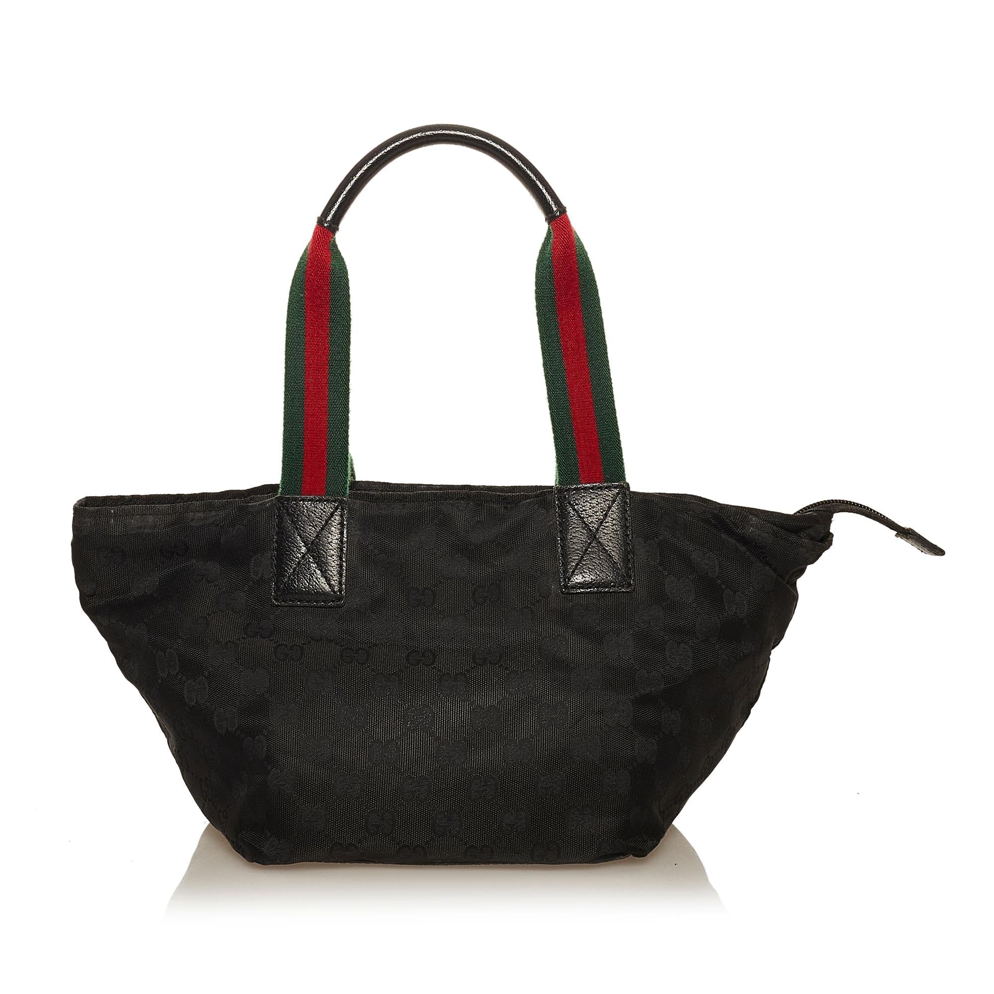 Gucci Gucci Canvas Web Handbag (SHG-29364)