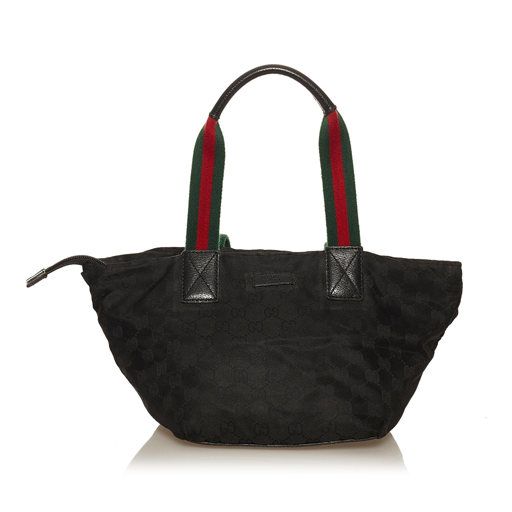 Gucci Gucci Canvas Web Handbag (SHG-29364)