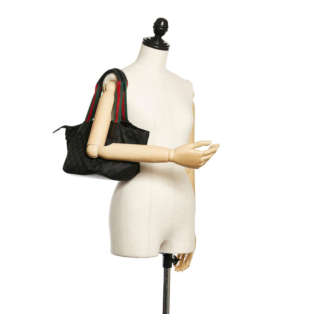 Gucci Gucci Canvas Web Handbag (SHG-29364)