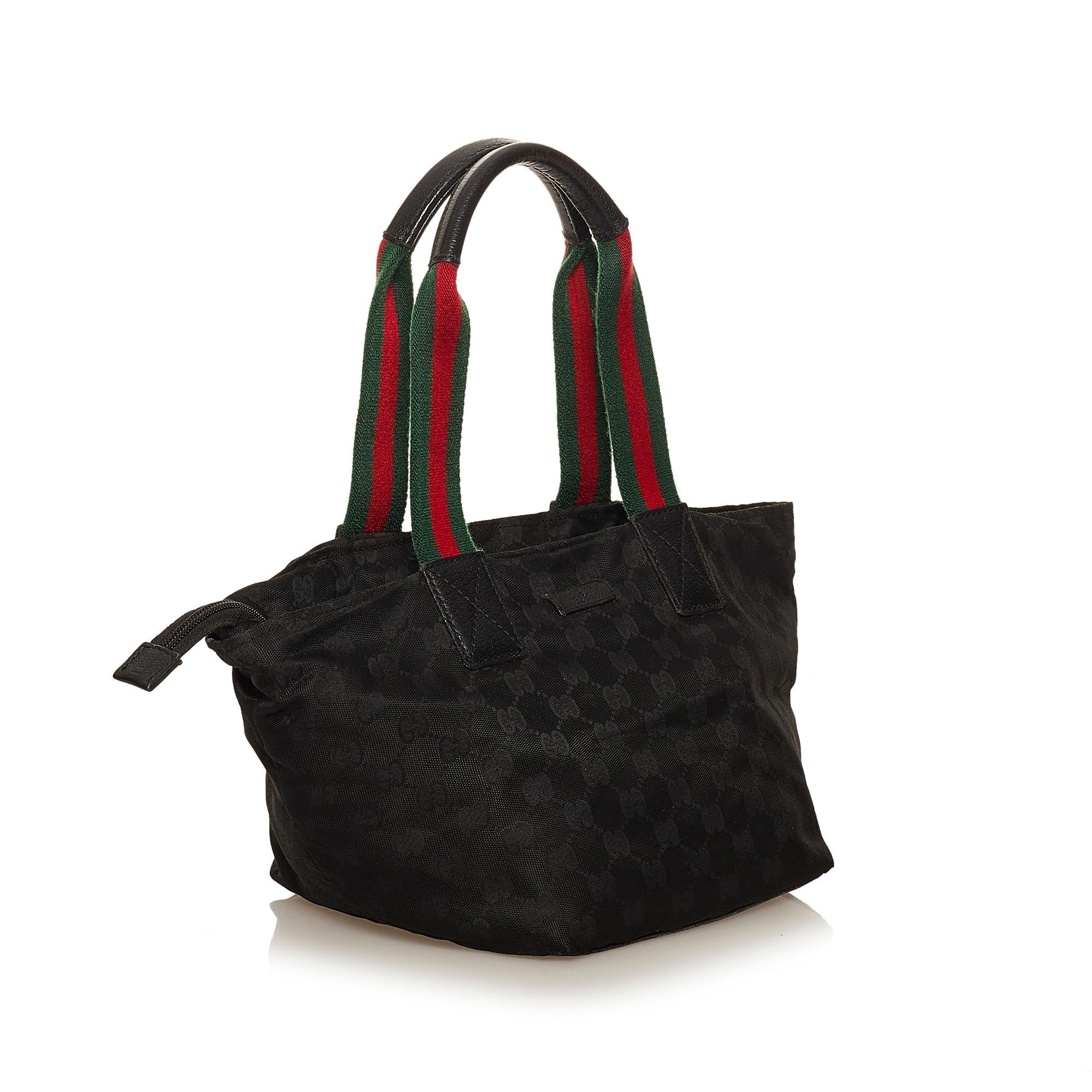 Gucci Gucci Canvas Web Handbag (SHG-29364)