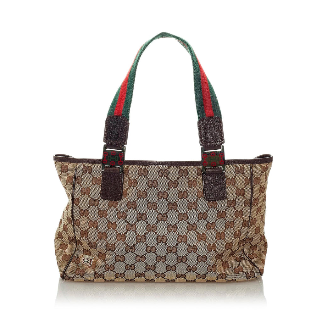 Gucci Gucci Canvas Web Handbag (SHG-29367)