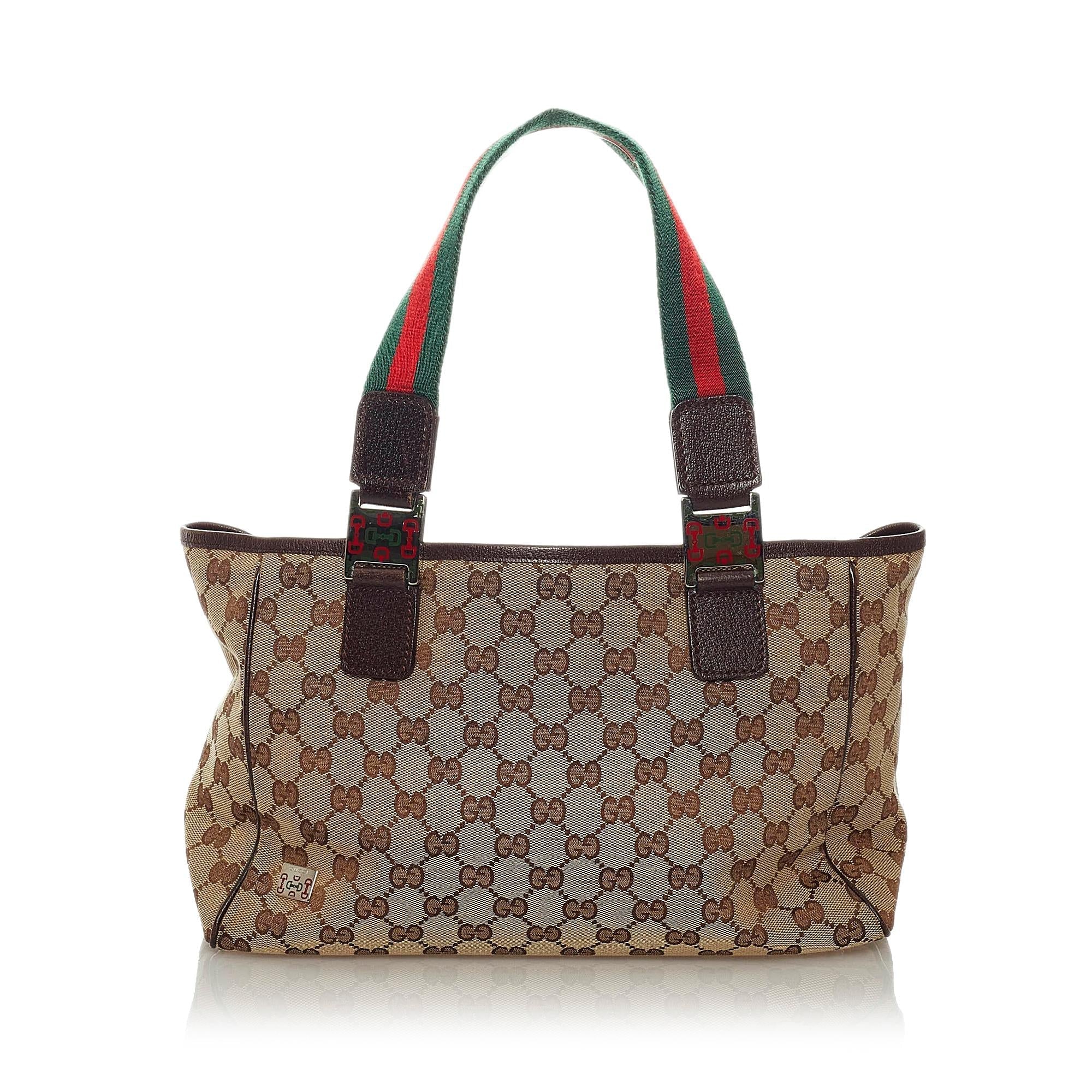 Gucci Gucci Canvas Web Handbag (SHG-29367)