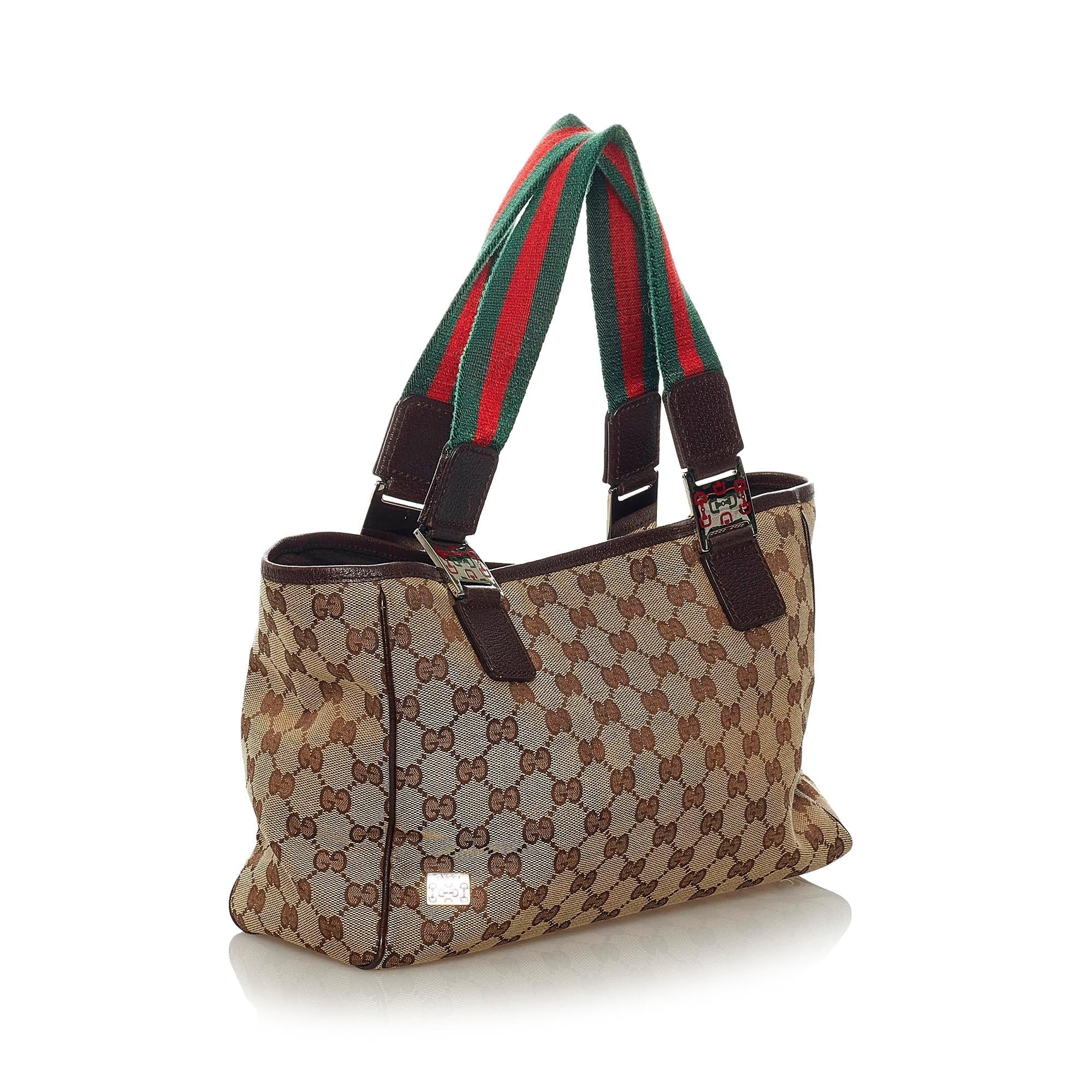 Gucci Gucci Canvas Web Handbag (SHG-29367)
