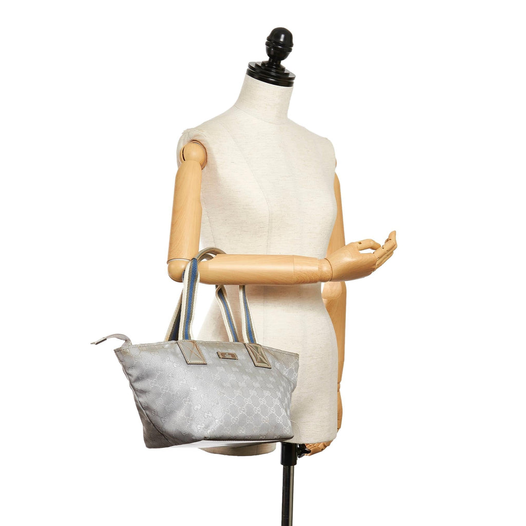 Gucci Gucci Canvas Web Handbag (SHG-29708)
