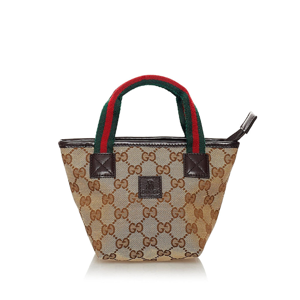 Gucci Gucci Canvas Web Handbag (SHG-32691)