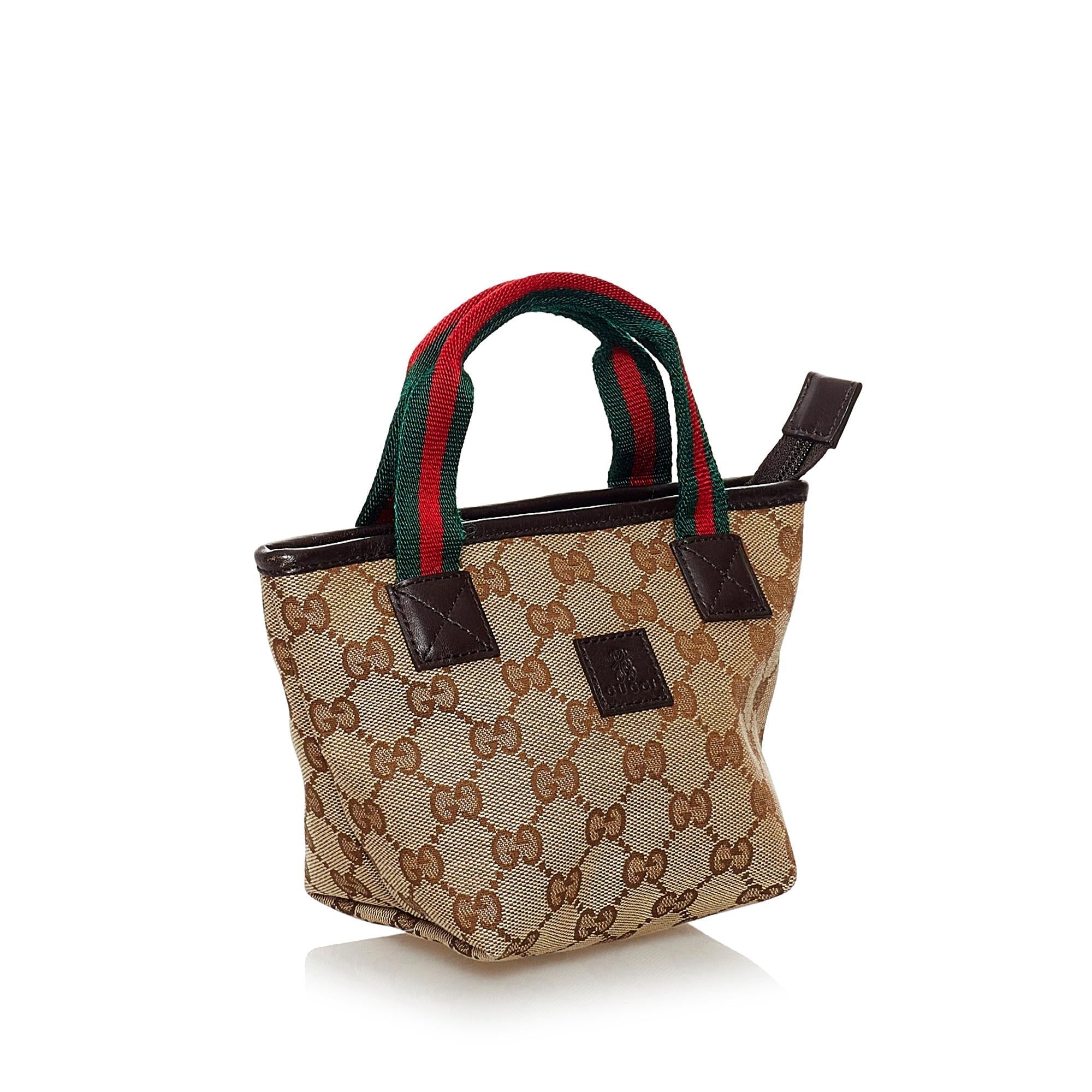 Gucci Gucci Canvas Web Handbag (SHG-32691)
