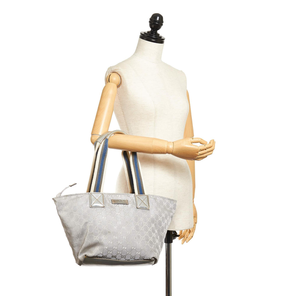 Gucci Gucci Canvas Web Handbag (SHG-32739)