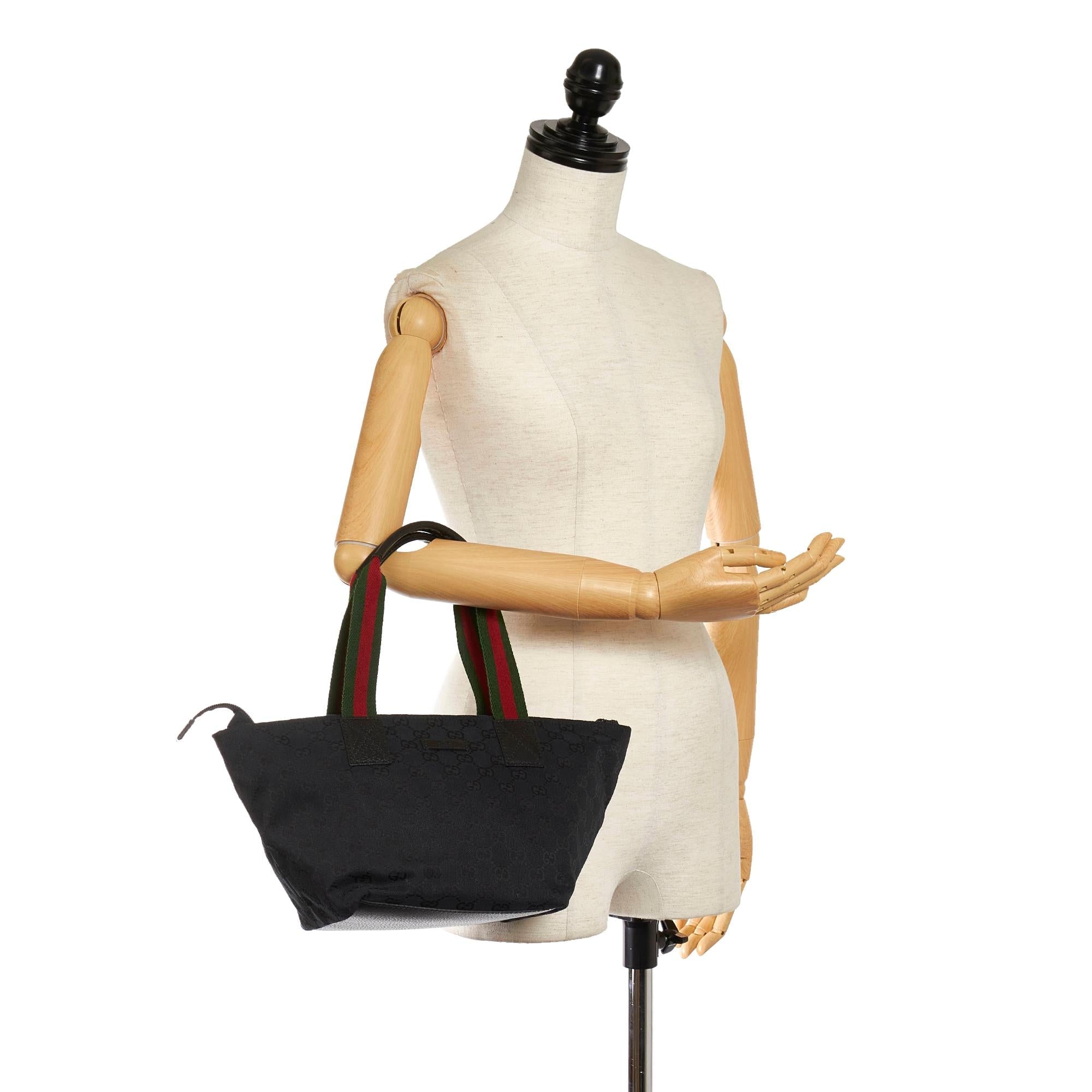 Gucci Gucci Canvas Web Handbag (SHG-33014)