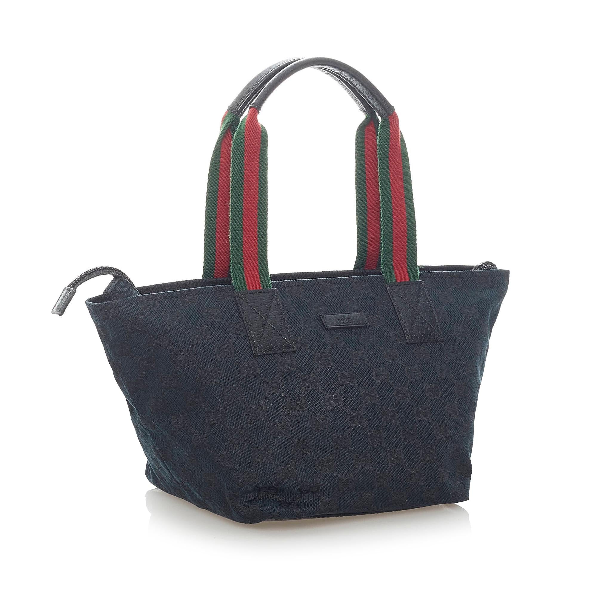 Gucci Gucci Canvas Web Handbag (SHG-33014)