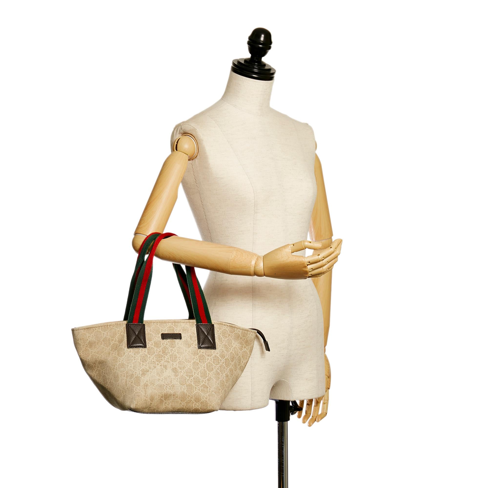 Gucci Gucci Canvas Web Handbag (SHG-33394)