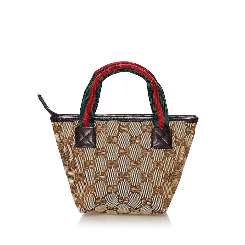 Gucci Gucci Canvas Web Handbag (SHG-34116)