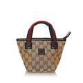 Gucci Gucci Canvas Web Handbag (SHG-34116)