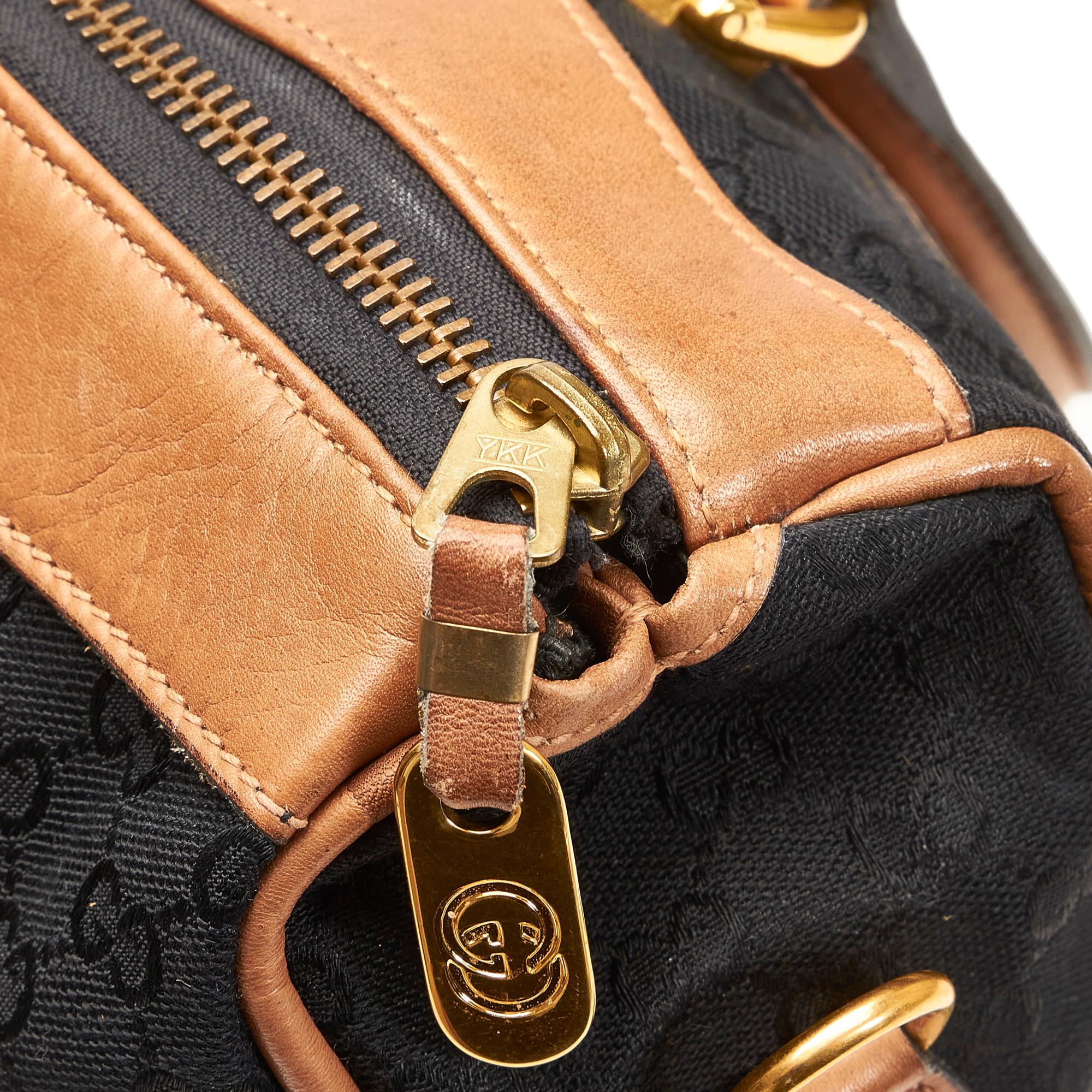 Gucci GG Canvas Web Handbag (SHG-k9W5m6)